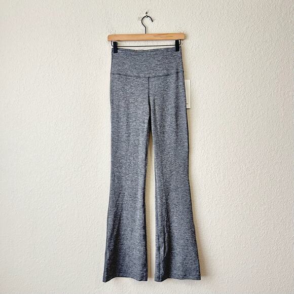 LULULEMON Groove Pants Leggings Gray Nulu Super High Rise Flare NWT
